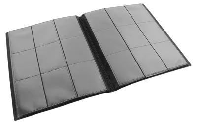 Image de Classeur de 360 pages pour collection de cartes de poche, 9 compartiments, noir, pour collectionneurs