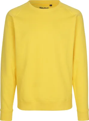 Produktbild von Neutral O63001 | Uni Sweatshirt / 100% Fairtrade-Baumwolle - Farbe: Yellow - Größe: XS