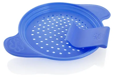 Zdjęcie produktu dla Tarka do klusek, deska do klusek, sito do klusek, urządzenie do klusek "Spätzlewunder", skrobaczka do "Muxel" (niebieska)