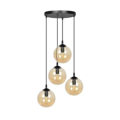 Immagine prodotto di Lampadario Emibig 4xE14 40W COSMO 4 BL/Miele PREMIUM 713/4PREM
