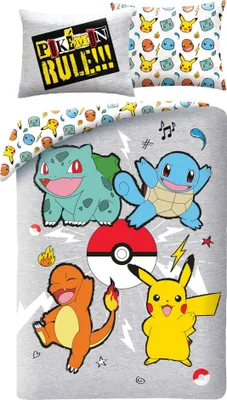 Obrázek produktu pro Pokémon ložní prádlo Ver. 5 140 x 200 cm / 70 x 90 cm