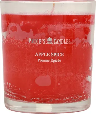 Produktbild von Weihnachtsduftkerze im Glas mit Apfel-Zimt-Aroma für gemütliche Stunden