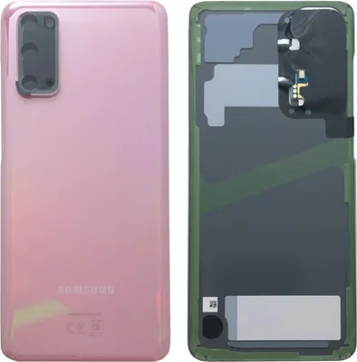 Image de Couvercle de batterie Samsung GH82-21576C pour Galaxy S20 5G G981, couleur Cloud Pink, pièce de rechange