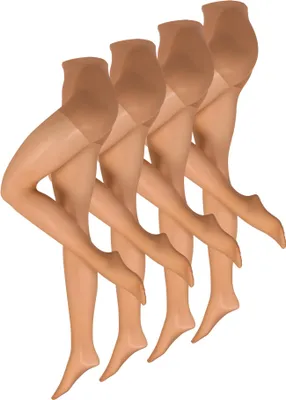 Produktbild von NUR DIE 4-Pack Strumpfhose 20 den Goodbye Laufmaschen - amber - Größe 44/48 = L