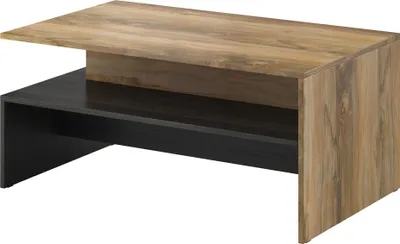 Zdjęcie produktu dla Stolik kawowy BAROS 100x60 orzech/czarny