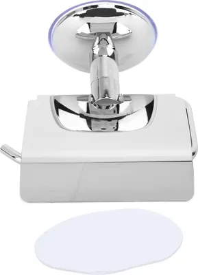 Produktbild von Wandmontierter Toilettenpapierhalter aus Edelstahl mit integriertem Becher für Badezimmer und Hotelzimmer