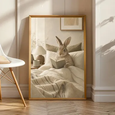 Kalifornierkaninchen, Kaninchenposter, Produktansicht 1