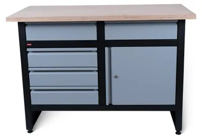 Produktbild von STIER Werkbank Basic, mit 5 Schubladen