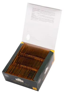 Produktbild von Ahmad Tea - English Tea No. 1 - Schwarztee-Mischung mit Bergamotte - Einzeln verpackte, Aromaversiegelte Teebeutel mit 2g Tee pro Portion - 100 Stück"
