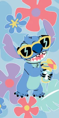 Immagine prodotto di LILO & STITCH telo mare telo doccia 70x140cm STITCH241554