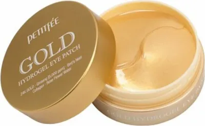 Imagen del producto de Petitfée, parches hidrocoloides dorados para el contorno de los ojos, 60 unidades