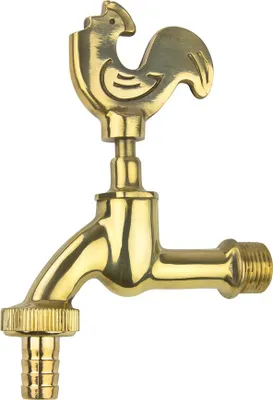 Produktbild von Nostalgie Auslaufventil Gockel 1/2 Zoll poliertes Messing