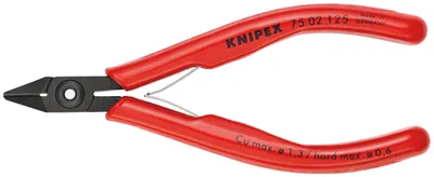 Zdjęcie produktu dla Knipex 75 02 125, Ręczny obcinacz do kabli, Czerwony, Plastik, Stal, Czerwony, 62 HRC, 1,4 cm