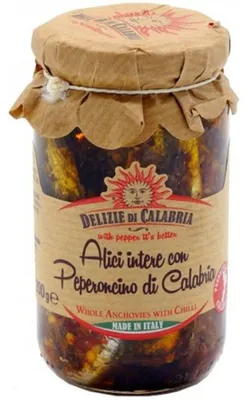 Zdjęcie produktu dla Alicette Peperoncino 200gr btl - Delizie di Calabria