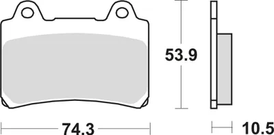 Zdjęcie produktu dla Klocki hamulcowe kpl. TRW MCB559