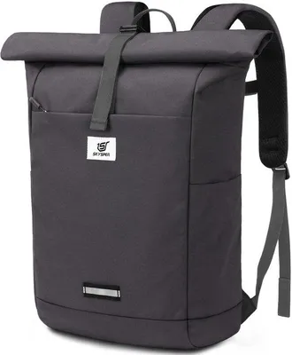 Produktbild von Rollenrucksack für Herren Damen mit Laptopfach Reiserolltoprucksack für Fahrrad Uni Arbeit Uni Laptop Schulrucksack