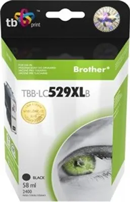 Obrázek produktu pro TB Print TBB-LC529XLB, Černá, Inkoust na pigmentové bázi, 58 ml, 1 kusů, 2400 str.