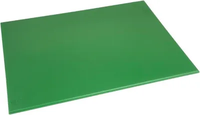 Produktbild von Hygiplas Schneidebrett groß aus Polyethylen in grün für Obst und Gemüse