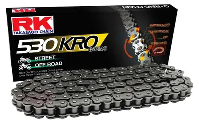 Image de Chaîne Rk 530 kro 118 n grise ouverte