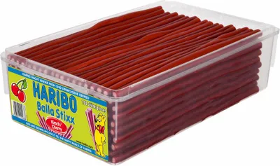 Produktbild von HARIBO Balla Stixx Kirsche 150 Stück Dose vegetarisch 1125g