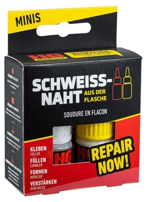 Produktbild von HG Powerglue Mini Schweissnaht a. d. Flasche 5g / 10g