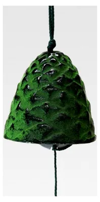 Produktbild von Windglocke Furin Gusseisenglocke Matsubokuri - Kiefernzapfen