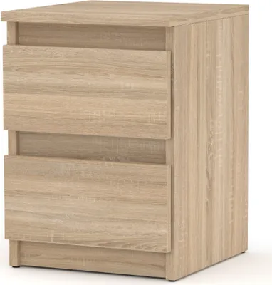 Produktbild von MRBLS_HOME - Nachttisch EICHE SONOMA - Nachtschrank - Nachtkommode Modern Möbel mit Schubladen Kommode Holz Schubladenschrank für Ihr Schlafzimmer