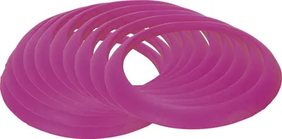 Zdjęcie produktu dla Makita, pierścień do znakowania, 25 mm, czerwony, 10 sztuk - 184685-1
