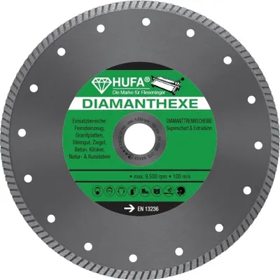Produktbild von Hufa Fliesen Steinsäge Diamanthexe-scheibe Ø 350mm