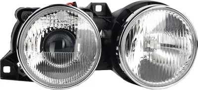 Zdjęcie produktu dla Johns, przednie reflektory halogenowe pasujące do BMW serii 3 E30 87-92 Super-DE H1 prawy 63121386806 63121386730 63121386754