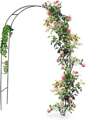 Productafbeelding van Tuinboog voor Klimplanten 240 x 140 cm Donkergroen