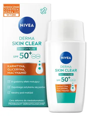 Produktbild von NIVEA Derma Skin Clear Tagesfluid mit UV-Schutz SPF50 40ml