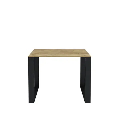 Produktbild von AKKE Alteiche LOFT Tisch mit schwarze beine LxBxH: 80x60x75 cm