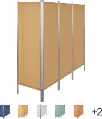 Produktbild von Leichtparavent Paravent Sichtschutz Raumteiler 4-flügelig, 165x204 cm