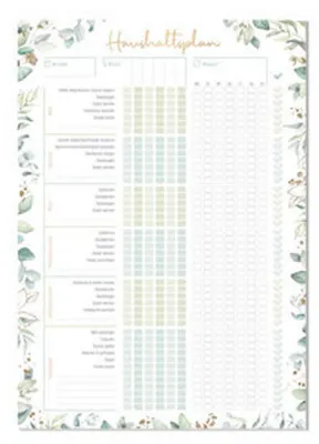Image de Bloc de table « paper&you » pour le budget familial, format A4