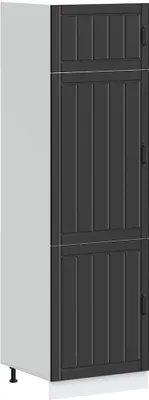 Produktbild von Küchenschrank Lucca Schwarz Holzwerkstoff