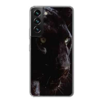 Produktbild von MuchoWow® Handyhülle Schutzhülle Hülle für Samsung Galaxy S22 Panther - Tier - Schwarz Silikon Softcase Handy Hülle - Mobiltelefonhülle