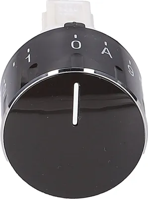 Produktbild von Knebel Drehknopf Backofenwahlschalter Backofenschalter Kochplatten Schalterblock schwarz Herd Bosch Balay Constructa Siemens Neff 00173945 173945 DeDietrich Gaggenau