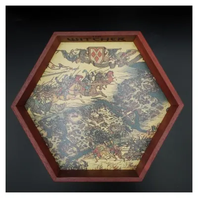 Productafbeelding van De Witcher: Houten dobbelbak