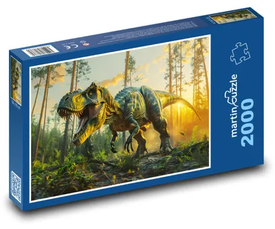Obrázok produktu pre Puzzle 2000 Tyrannosaurus Rex v lese - martinpuzzle