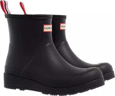 A pair of black Hunter Play Short Boots.