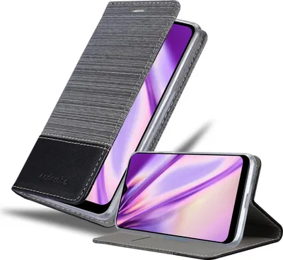 Produktbild von Cadorabo Hülle für Samsung Galaxy A10s / M01s Schutzhülle in Grau Handy Hülle Etui Book Case Cover