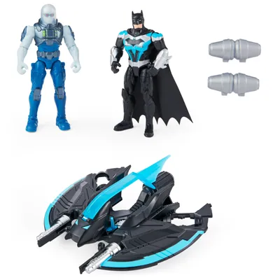Zdjęcie produktu dla DC Comics BAT VHC 4inVeh Batwing WFigs GML, 3 lat(a), Batman, Wielobarwny