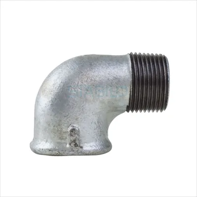 Produktbild von Temperguss Rohr Winkel 3/4 Zoll DN15 IG/AG Rohrwinkel Fitting verzinkt