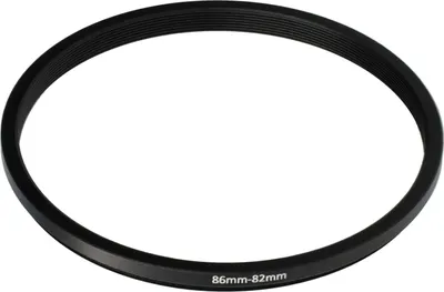 Produktbild von vhbw Step-Down-Ring Adapter 86 mm auf 82 mm für Kamera Objektiv - Filteradapter Metall