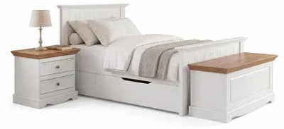 Produktbild von Schlafzimmer-Set Belluno Elegante 4-teilig 90x200cm Massivholz Ausführung wählbar