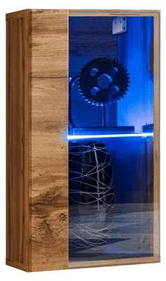 Image de Vitrine vitrée RIONATA 9 – chêne wotan