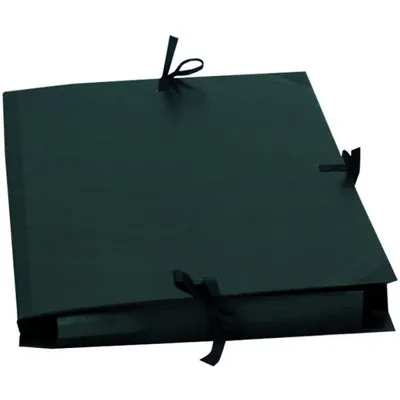 Obrázek produktu pro Exacompta 25738E Černý kartonový pořadač A3 (297x420)