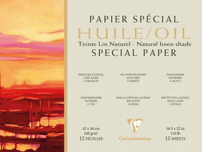 Produktbild von Clairefontaine 975826C, Kunstpapier, 240 g/m², 10 Blätter