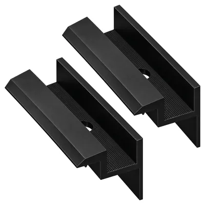 Produktbild von 2 Stück Endklemme Schwarz Befestigung Solarmodule 30mm